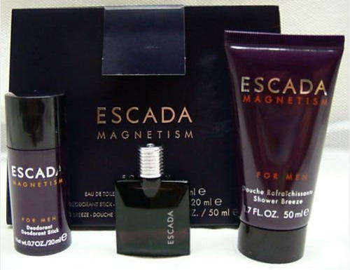 Escada Magnatisim Mens EDT PARFUM 3 IN 1 Gift Box Set