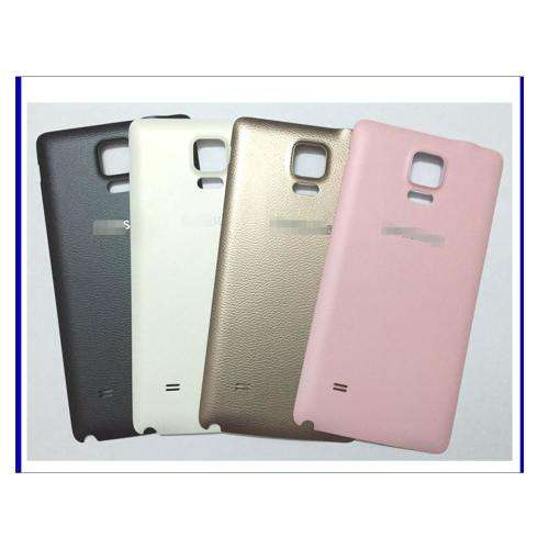 Samsung Galaxy Note 4 Battery back door cover WITH LOGO in Black Gold and white