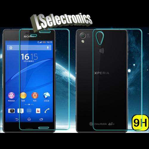 2 PCS/Lot Front+Back Premium Tempered Glass Sony Xperia Z Z1 Z2 Z3 M4 M5 Compact Z4 Z5 Z5 premium