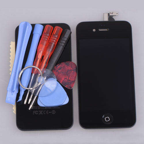 iPhone 4 4G Black Replacement Lcd Screen & Front Glass Digitizer Assembly