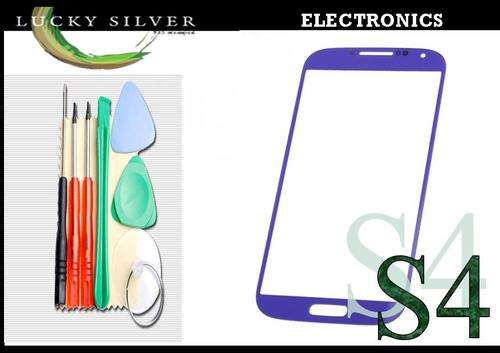 Samsung Galaxy IV S4 i9500 Glass Lens Purple with free tools!!!  BRILLIANT PRICE!!