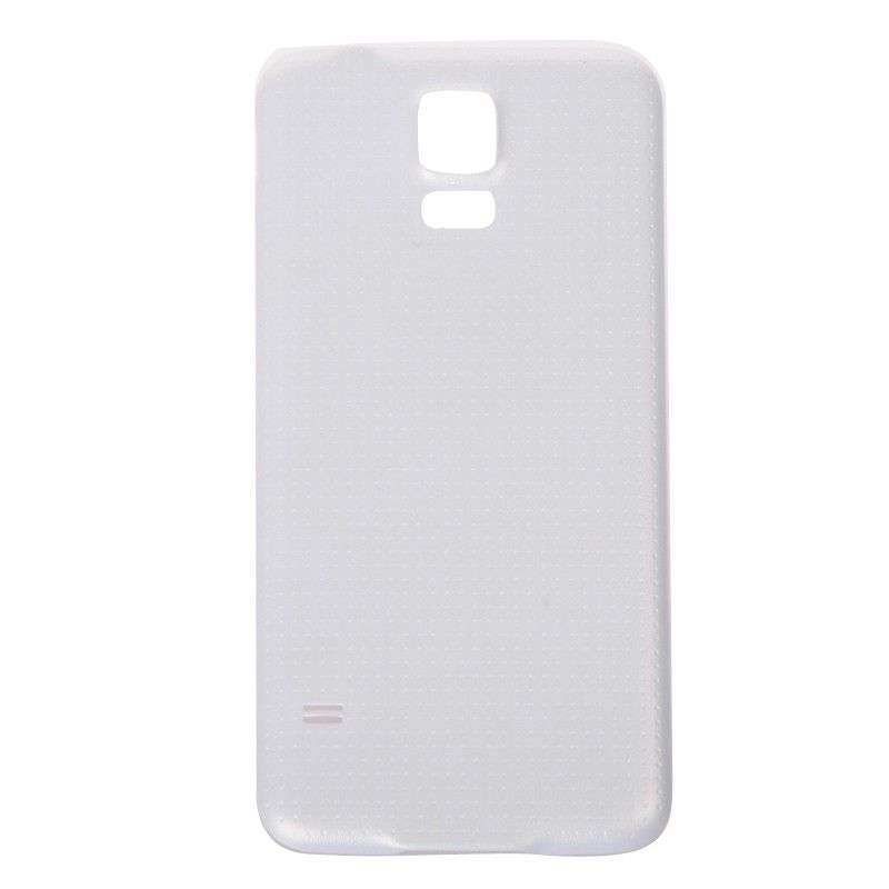 White Back Door Cover Case Waterproof Replacement for Samsung S5 G900A G900V G900P