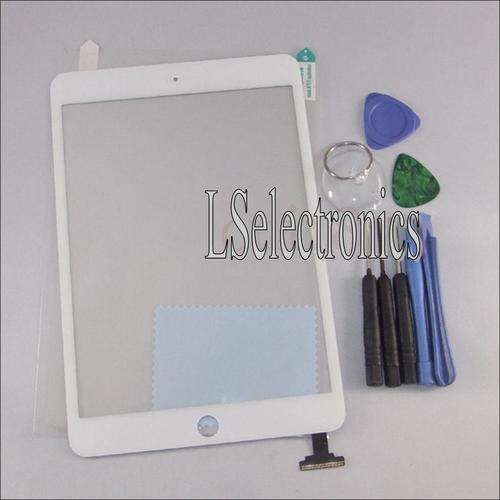 Apple iPad Mini 2 Touch Glass Digitizer Screen white with free tools