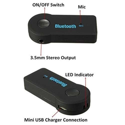 FANTASTIC PRICE!!  BLUETOOTH Portable 3.5mm Car Bluetooth Audio Music Receiver