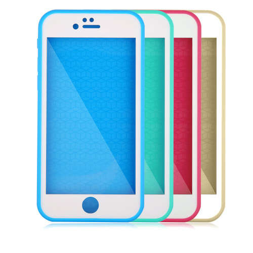 Waterproof Phone Cases For iPhone 7 6 6s Plus 5 5S SE Ultra Thin Shockproof Hybrid Rubber Case Cover