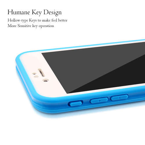 Waterproof Phone Cases For iPhone 7 6 6s Plus 5 5S SE Ultra Thin Shockproof Hybrid Rubber Case Cover