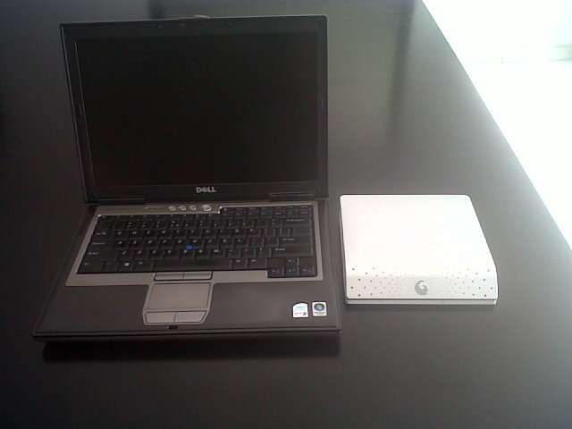 Dell D620 Laptop + Seagate FreeAgent 2TB Hard Drive
