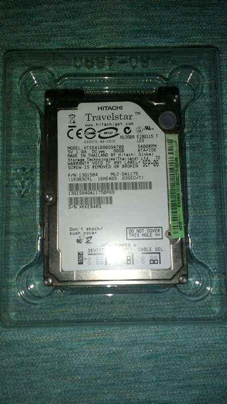 IDE 2.5" 80GB Laptop Hard Drive