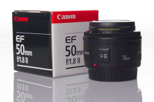Canon 50mm EF f1.8 II with B+W UV filter