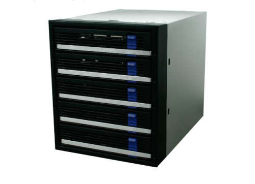 ICY DOCK MB455SPF-B 5 in 3 SATA I, II & III Hot-Swap Internal Backplane Raid Cage Module