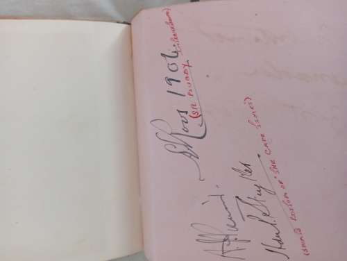 Paul Roos,1906 ,Springbok Rugby Captain, original autograph