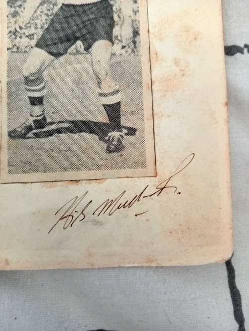 Hennie Muller,`Windhond`legendary Springbok original autograph