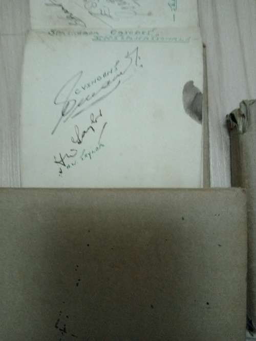 SA cricketers H Taylor,C Vincent, original autographs