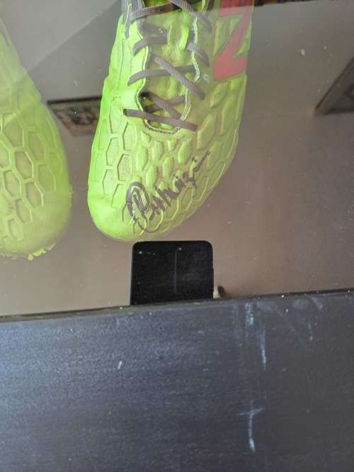 7s Springbok Ryan Oosthuizen, rugby boots signed,framed