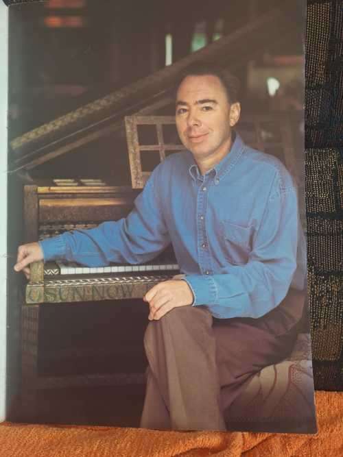 Andrew Lloyd Webber 50th Birthday with original autograph, 32 pages