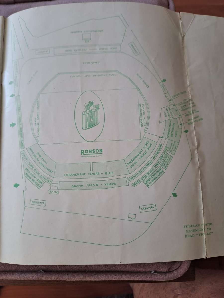 SA vs Australia, Souvenir Program Rugby Test 22 August 1953, 36 pages