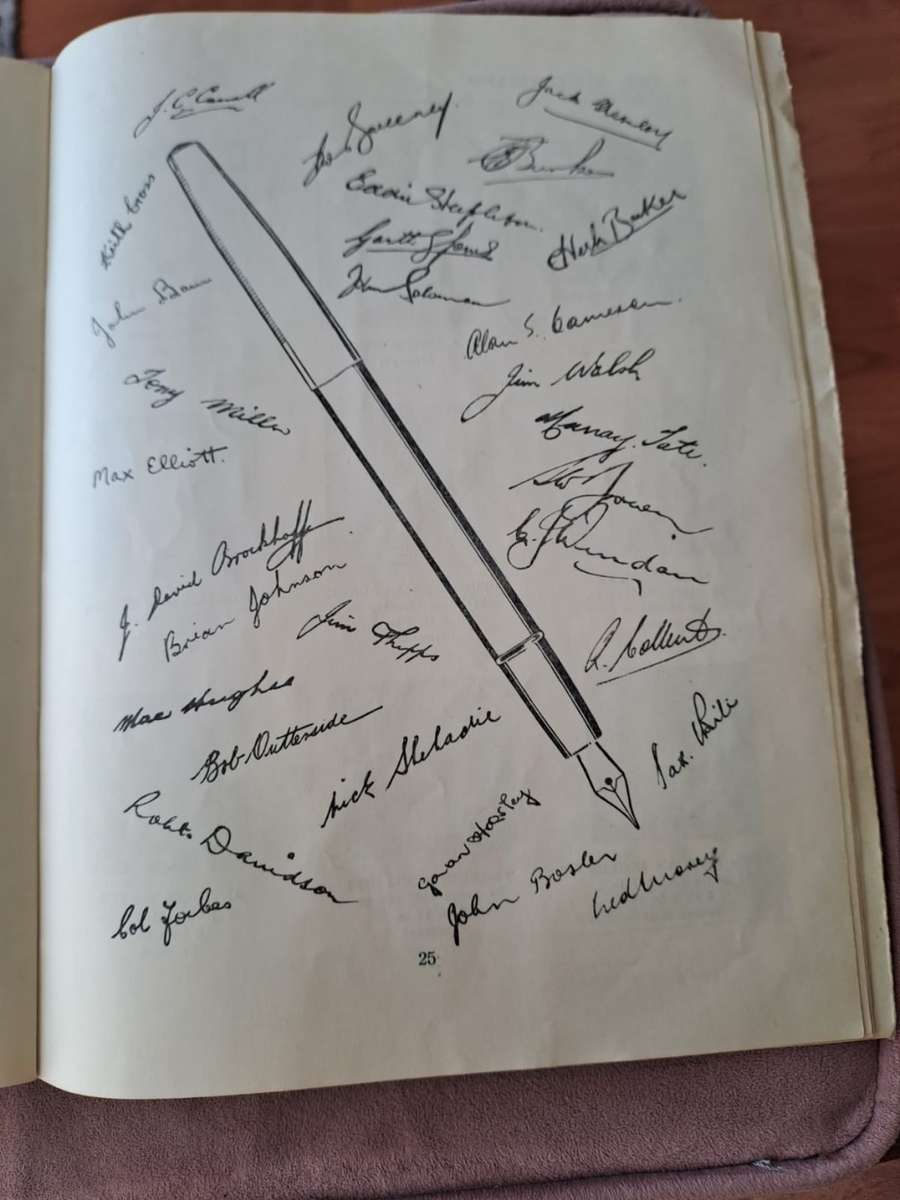 SA vs Australia, Souvenir Program Rugby Test 22 August 1953, 36 pages