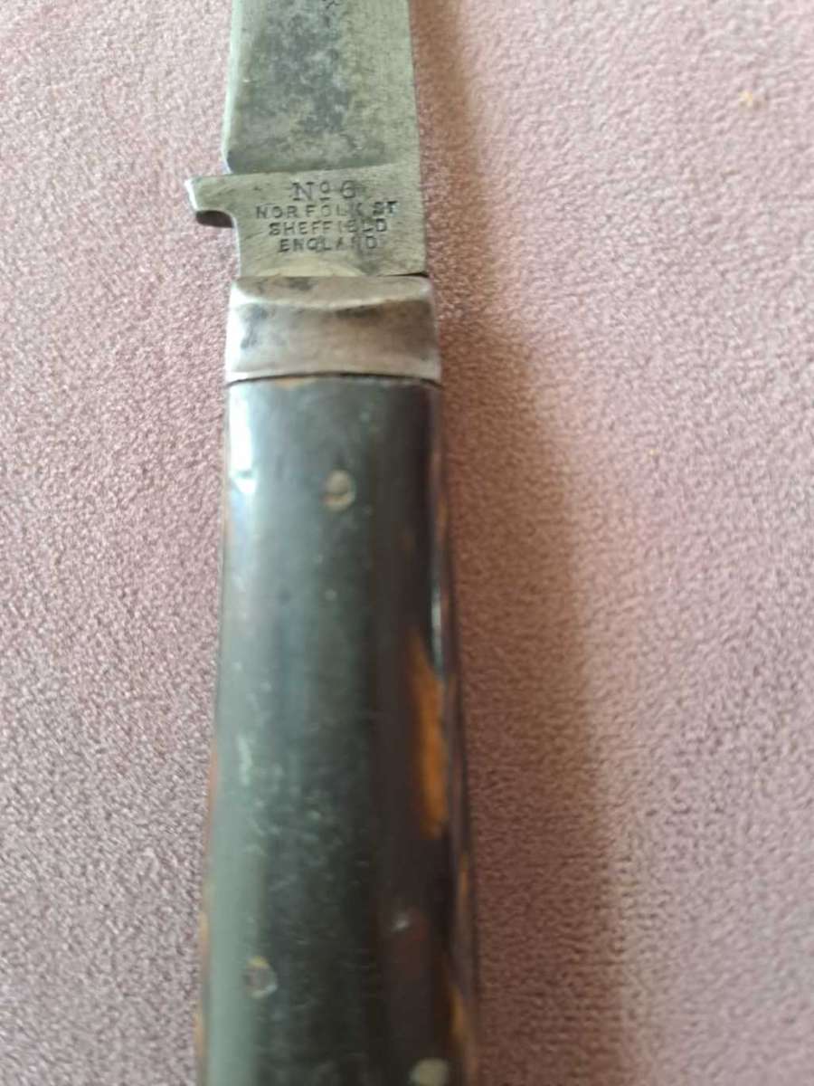 Rare Antique Joseph Rogers and sons No 6 pocket knife/paper cutter, very scarce!!!