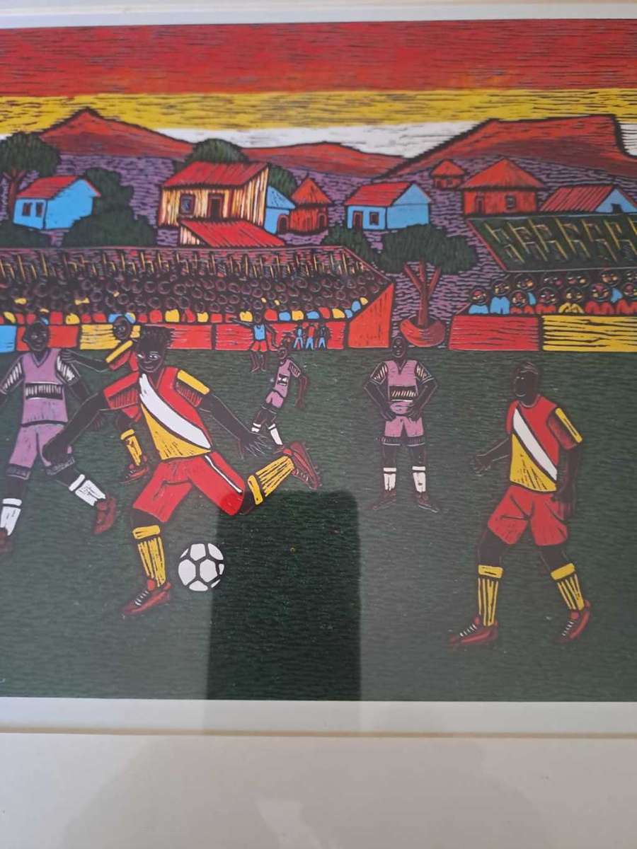 Isaac Sithole Print Soccer in Africa