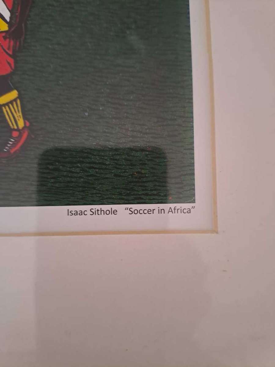 Isaac Sithole Print Soccer in Africa