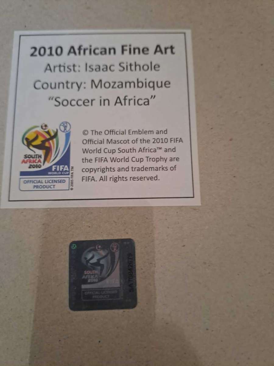 Isaac Sithole Print Soccer in Africa