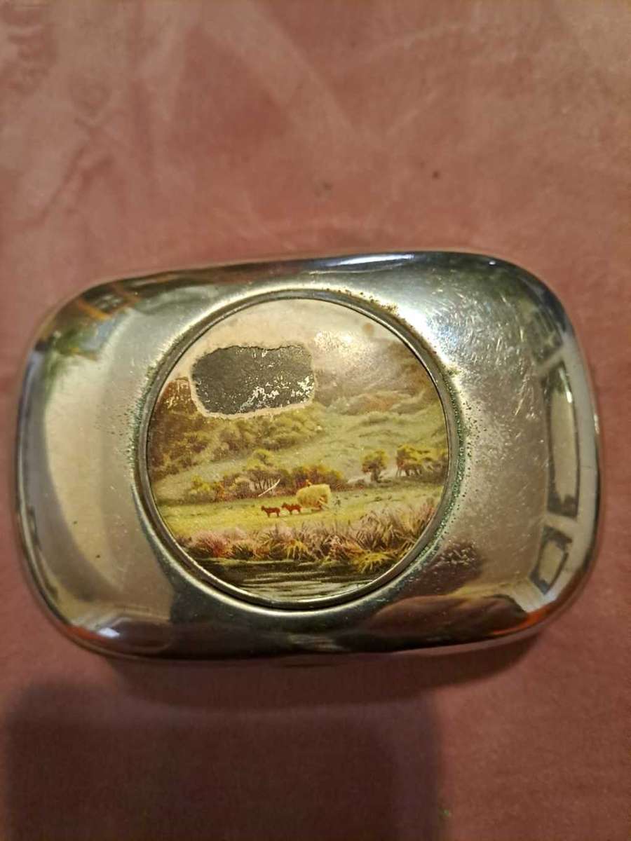 Silverplated Soap Box