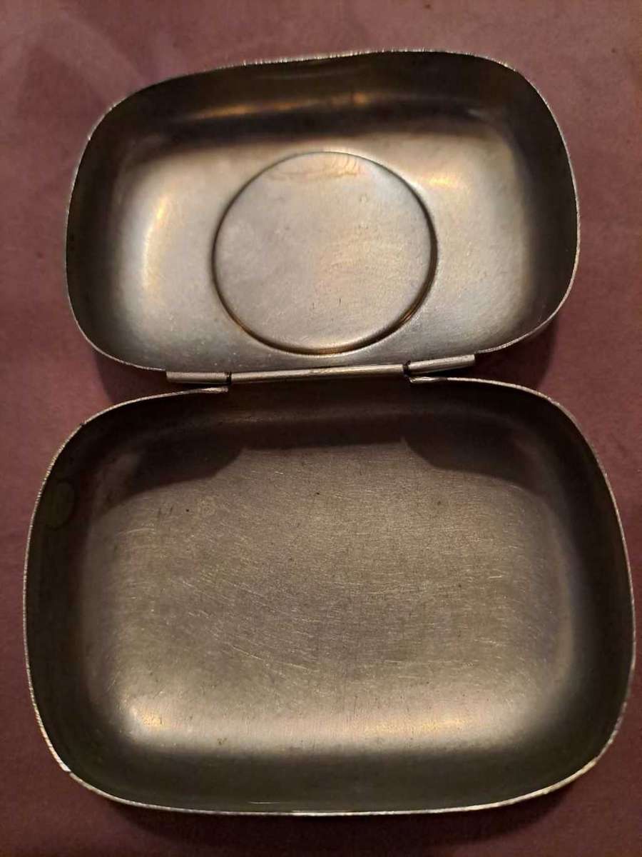 Silverplated Soap Box