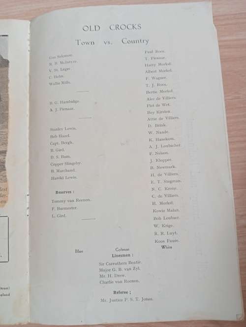 WP 50 Years,Jubilee Programme