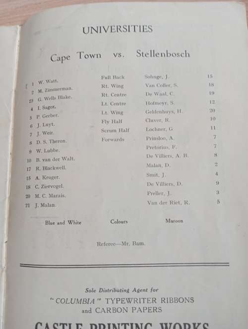 WP 50 Years,Jubilee Programme