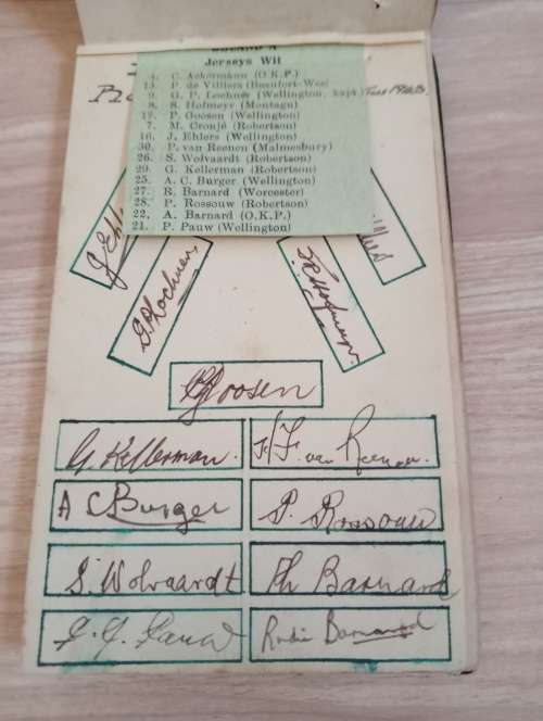 Boland rugby team 1943