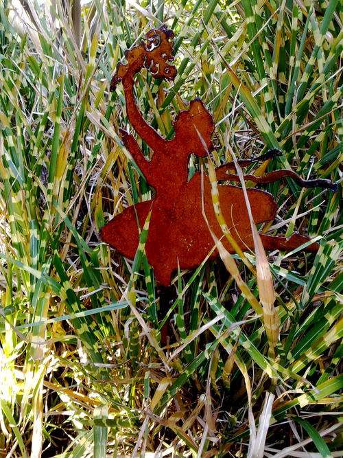 Garden stakes Fairys and animals