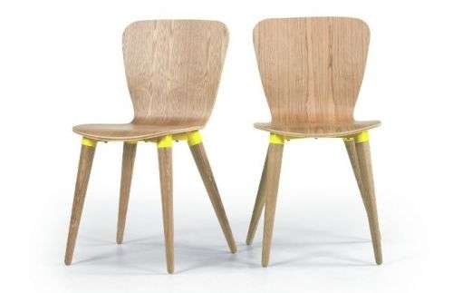 DINING CHAIRS - Edelweiss in Ash & Yellow - MADE.COM