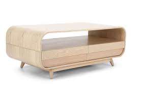 COFFEE TABLE with Two Drawers - ESME in Ash - MADE.COM