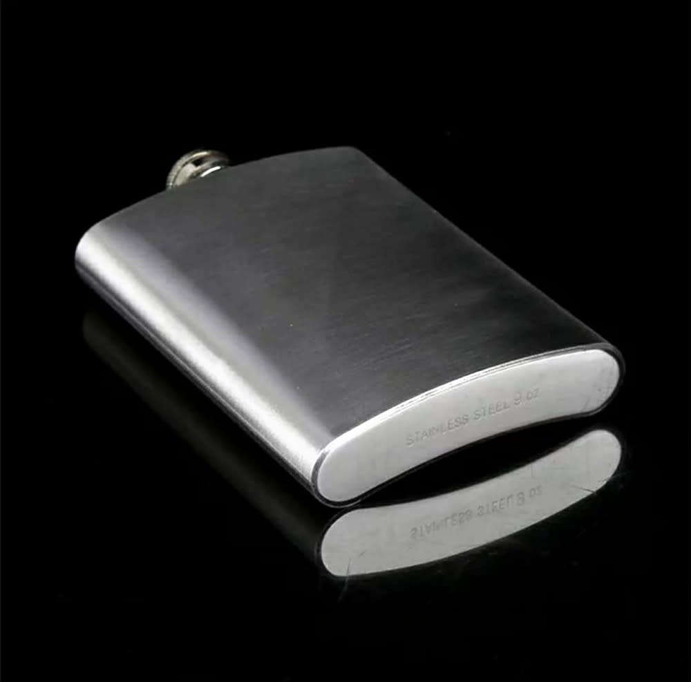 Stainless Steel Hip Flask 8oz