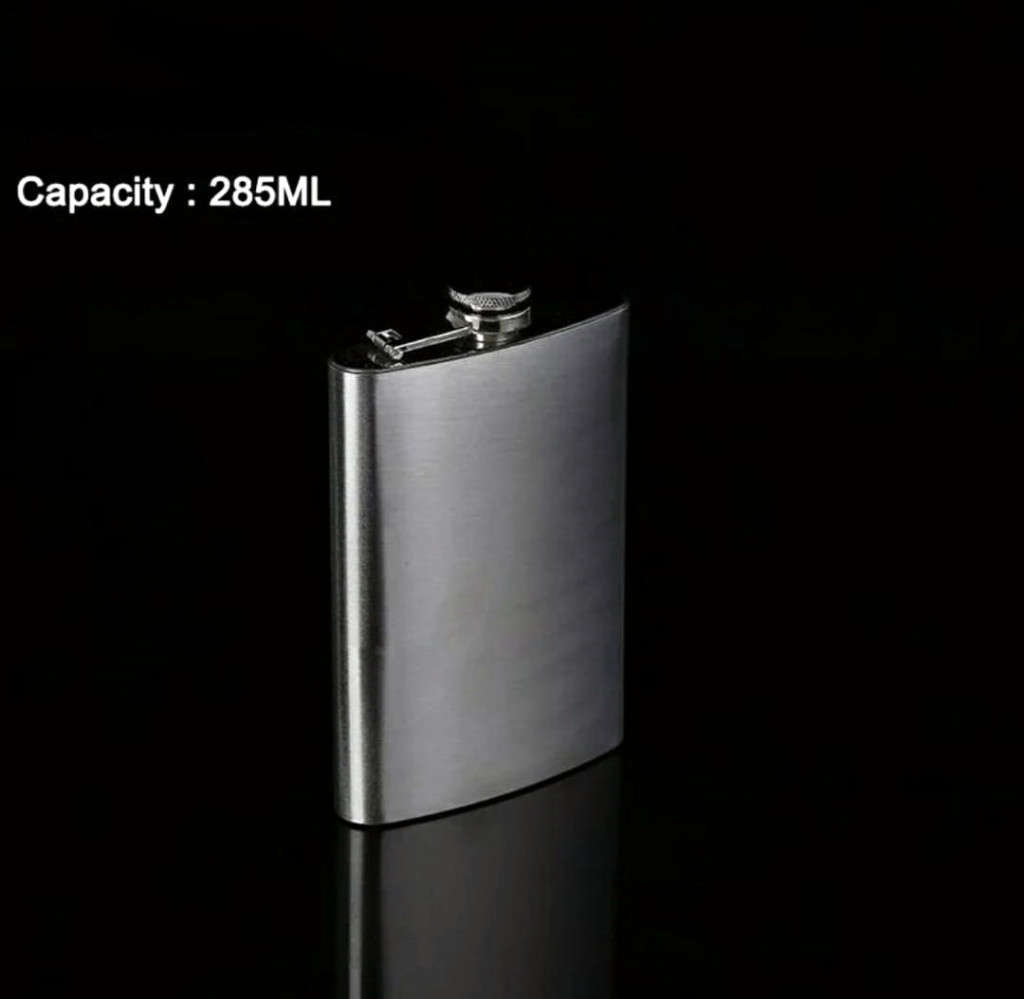 Stainless Steel Hip Flask 8oz