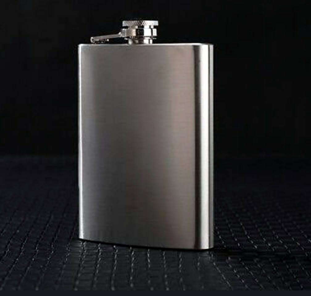 Stainless Steel Hip Flask 8oz