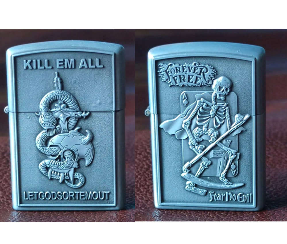 Antiques and Collectable Zippo Style lighter Vintage Retro Rare - Pack of Two