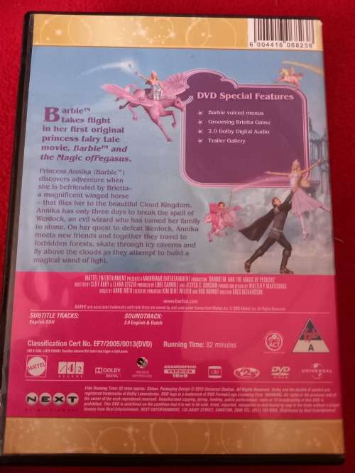 Barbie and The Magic Of Pegasus DVD