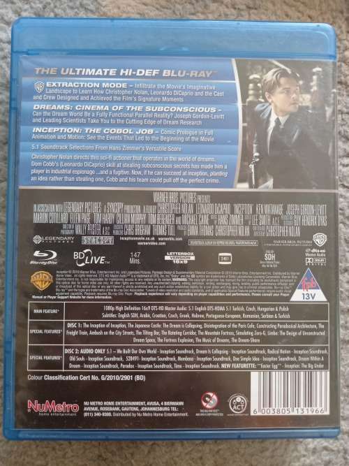 Inception (Blu Ray)