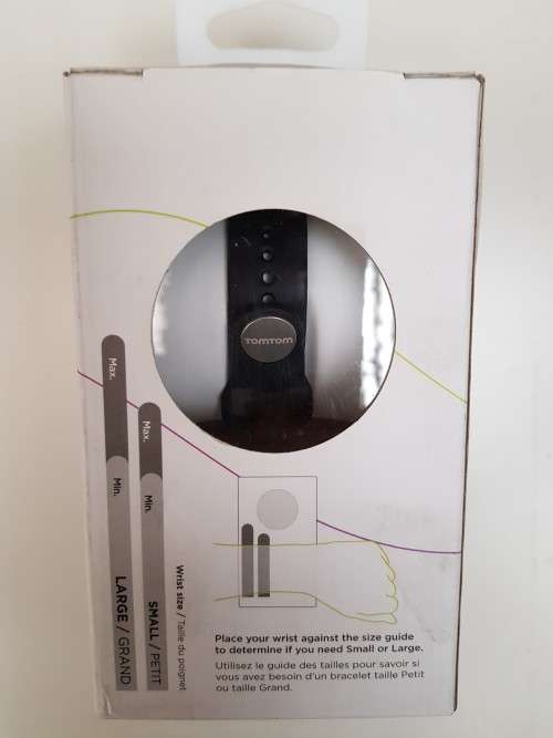 TomTom Touch HR + Body Composition Fitness Tracker Black - Small