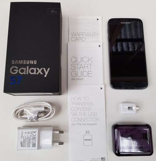 LIKE NEW! Samsung Galaxy S7 smartphone - Black Onyx