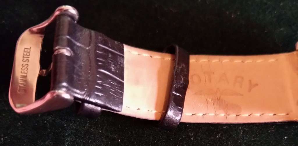 ROTARY Mens watch Rare Luminous Day & Date Chronospeed