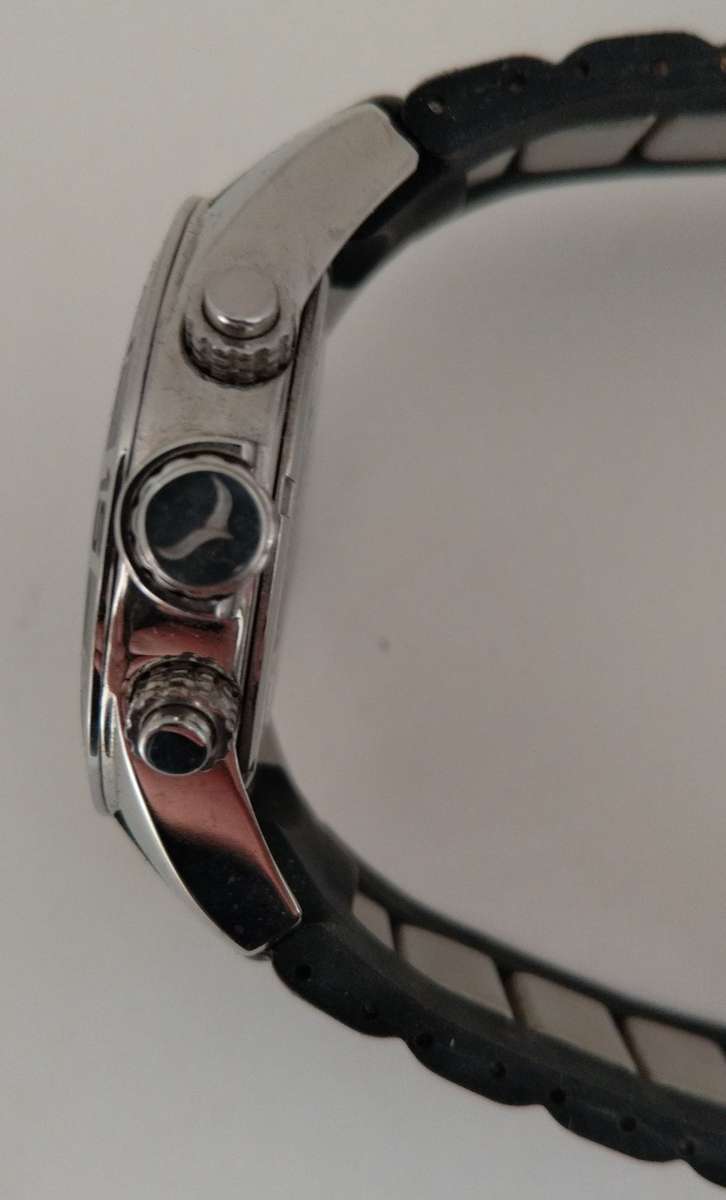 AQUASWISS Men`s Trax BLACK Chronograph Swiss Watch