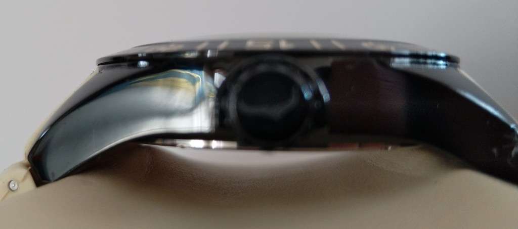 AQUASWISS Men`s Trax Two tone BLACK/IVORY Chronograph Swiss Watch