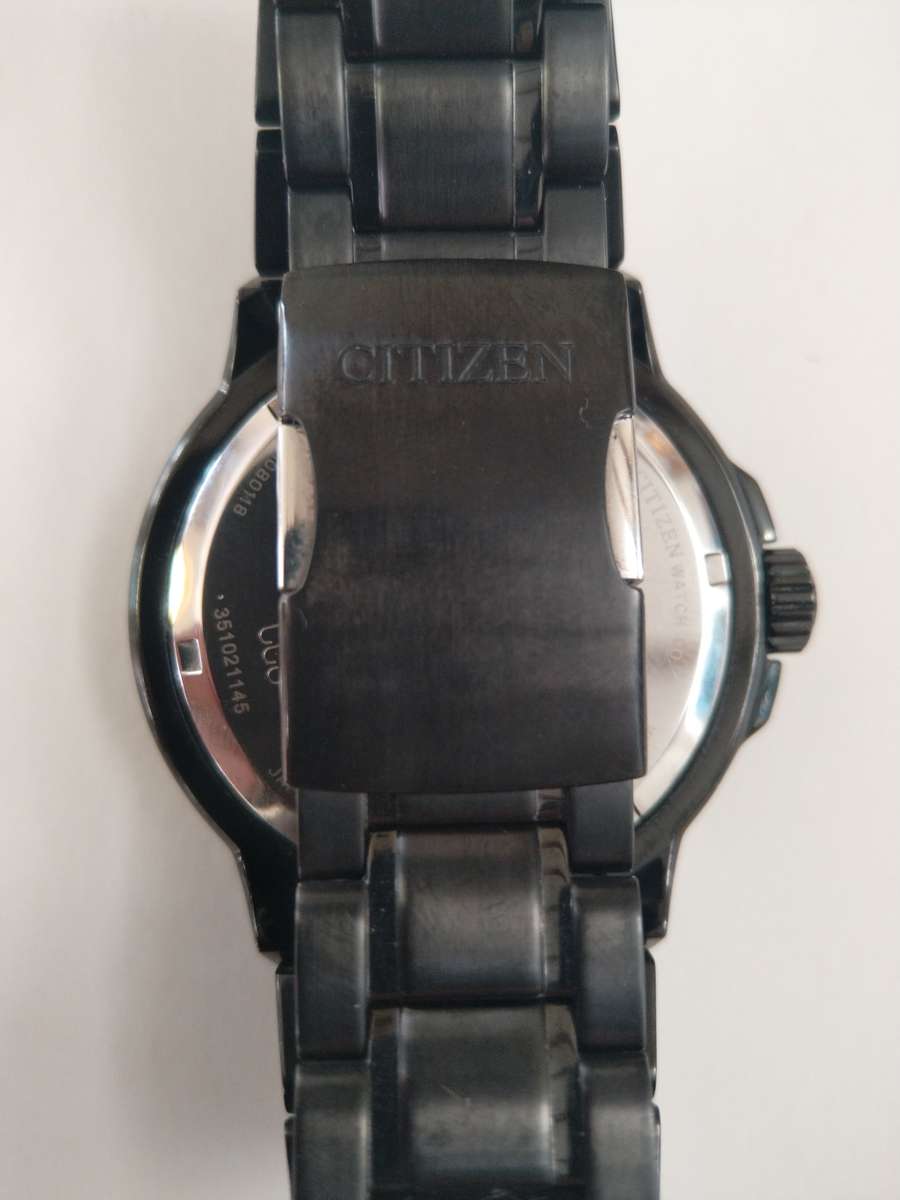 Authentic CITIZEN Eco-Drive Scuba Fin Diver Stainless Steel Mens Watch