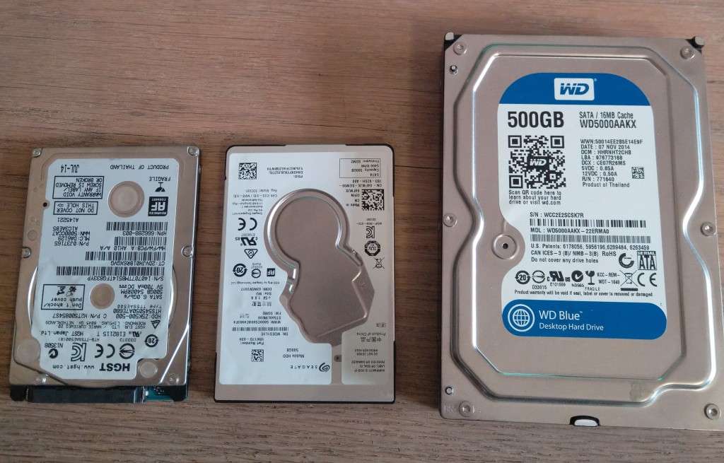 500GB HDD x3 bundle
