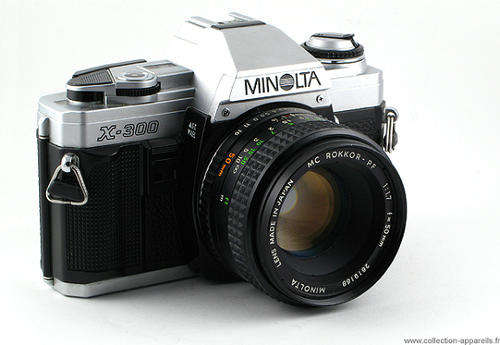 Minolta SRT 101 35mm SLRf film camera with Rokkor lens