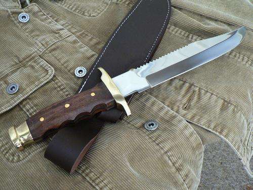 Custom made M1 Bowie Knife Leather Sheath.