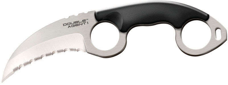 Cold Steel Double Agent 1 Serrated AUS 8A Steel Knife.