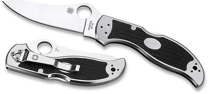SPYDERCO Stretch Folding Knife PlainEdge C90P